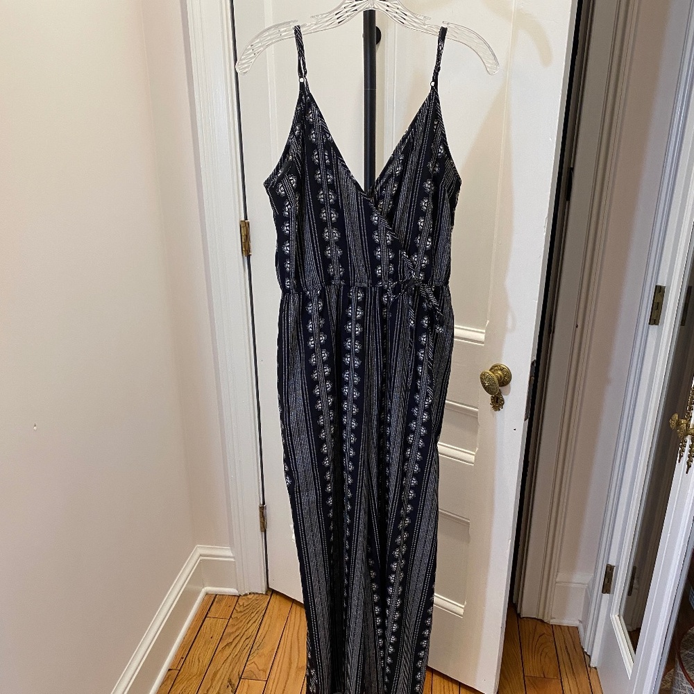 BOG Collective Black and White‎ Jumpsuit - Size Medium
